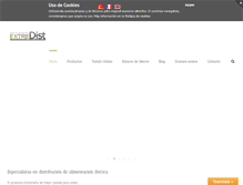 Tablet Screenshot of grupoextredist.com